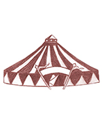 Bild på cirkus